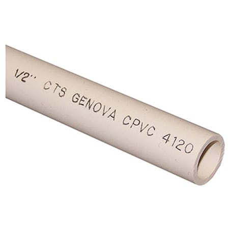 Genova 50025 0.5 in. x 5 ft. CPVC Water Pipe 179935